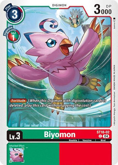 Biyomon - ST18-02 - Common