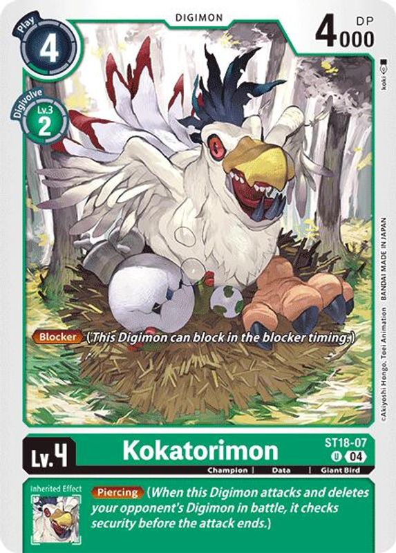 Kokatorimon - ST18-07 - Uncommon