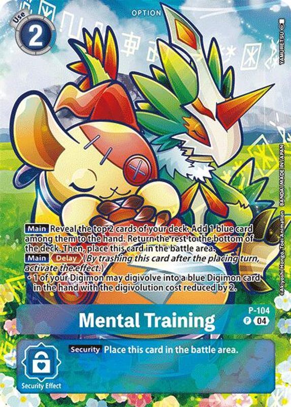 Mental Training (Starter Deck 18 Exclusive) - P-104 - Promo