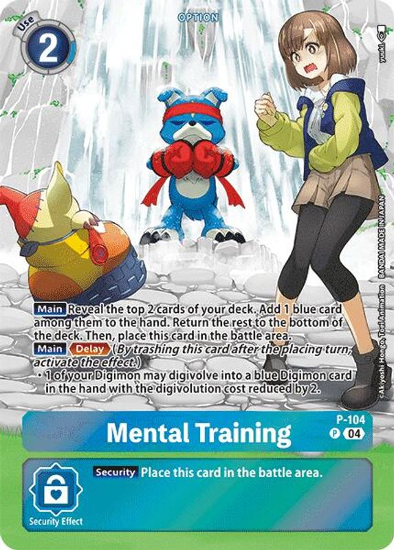 Mental Training (Starter Deck 19 Exclusive) - P-104 - Promo