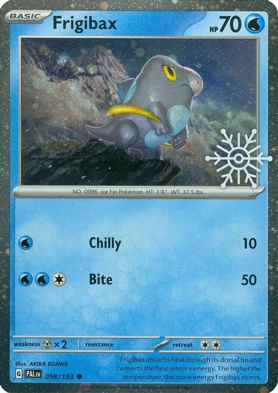 Frigibax - 058/193 - Holo Promo (2024 Holiday Calendar)