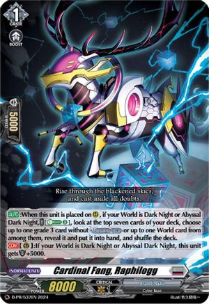 Cardinal Fang, Raphilogg - D-PR/EXP537EN - Promo