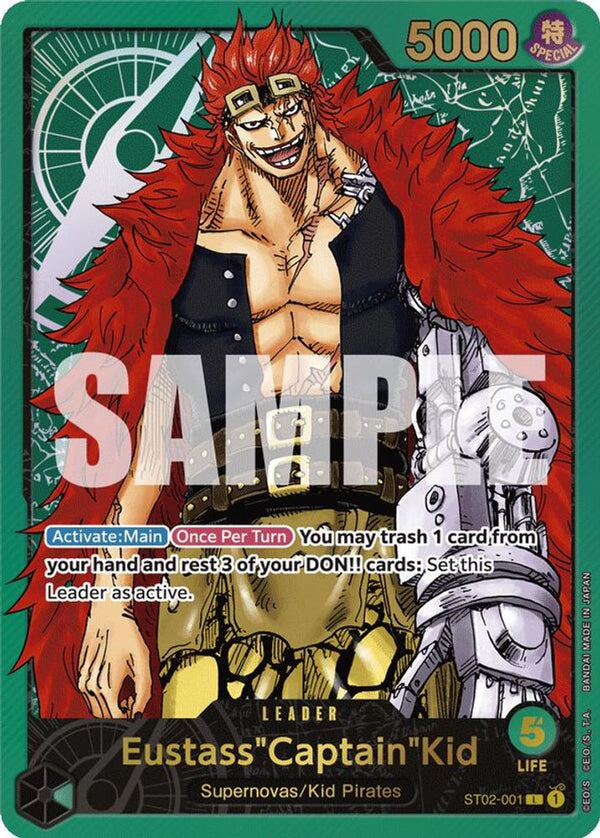 Eustass"Captain"Kid (Premium Card Collection -Leader Collection-) - ST02-001 - Leader