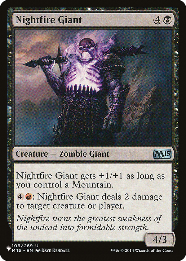 Nightfire Giant - M15 Reprint (PLST)