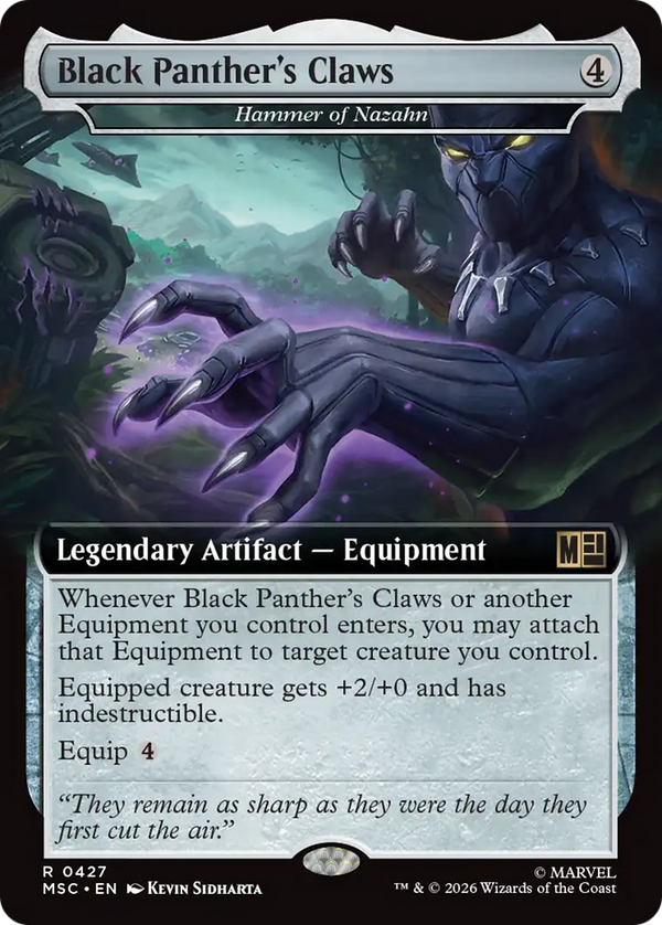 Black Panther's Claws // Hammer of Nazahn - Extended Art (MSC) (Pre-Order)