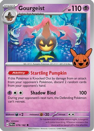 Gourgeist - 078/182 - Uncommon (Trick or Trade BOOster Bundle)