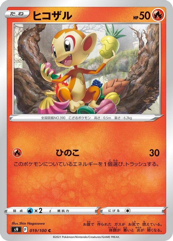 Chimchar (Japanese) - 019/100 - Common
