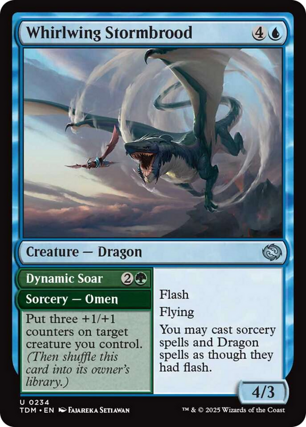Whirlwing Stormbrood // Dynamic Soar (TDM)