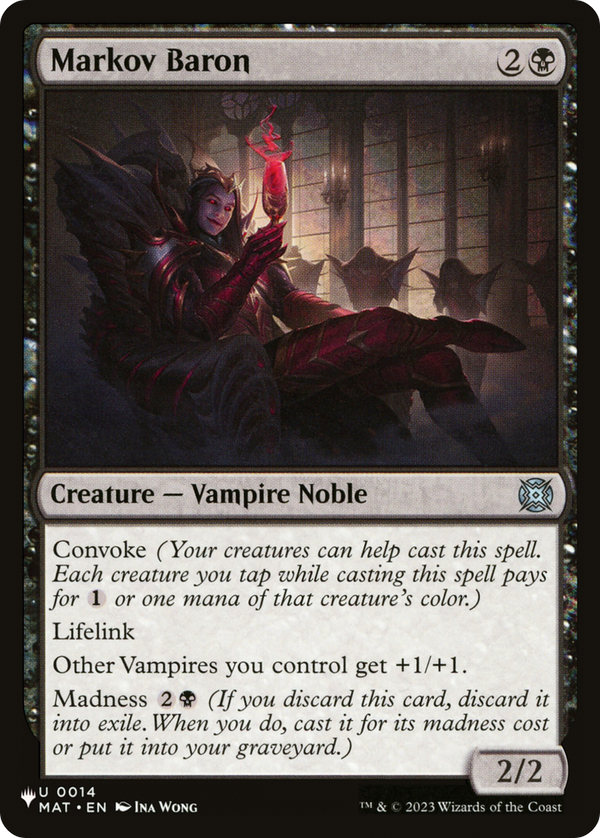 Markov Baron - MAT Reprint (PLST)