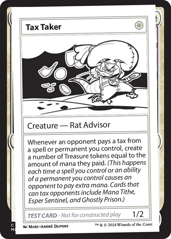 Tax Taker - Test Card (MB2)