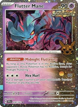 Flutter Mane (Cosmos Holo) - 078/162 - Holo Rare (Trick or Trade BOOster Bundle)