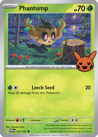Phantump - 012/167 - Common (Trick or Trade BOOster Bundle)