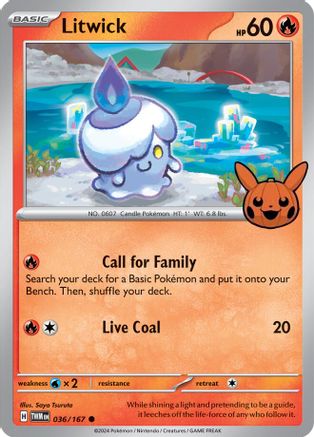 Litwick - 036/167 - Common (Trick or Trade BOOster Bundle)