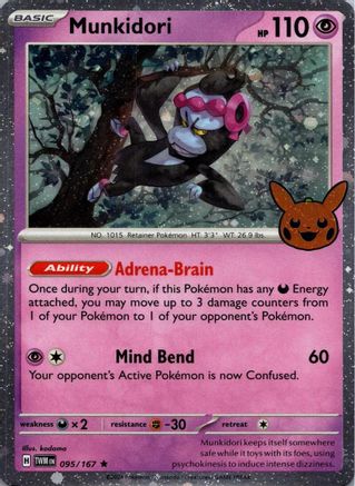 Munkidori (Cosmos Holo) - 095/167 - Holo Rare (Trick or Trade BOOster Bundle)