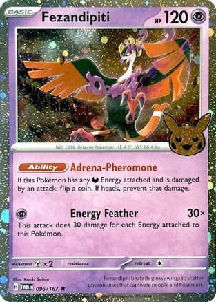 Fezandipiti (Cosmos Holo) - 096/167 - Holo Rare (Trick or Trade BOOster Bundle)