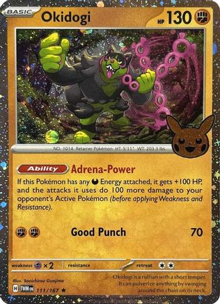 Okidogi (Cosmos Holo) - 111/167 - Holo Rare (Trick or Trade BOOster Bundle)
