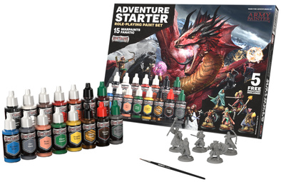 The Army Painter - Warpaints Fanatic: Adventure Starter Role-Playing Paint Set