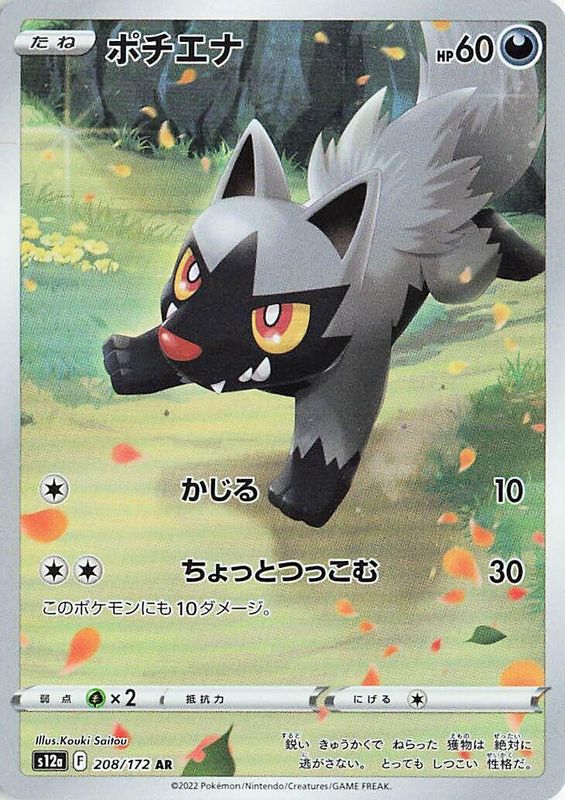 Poochyena (Japanese) - 208/172 - Art Rare