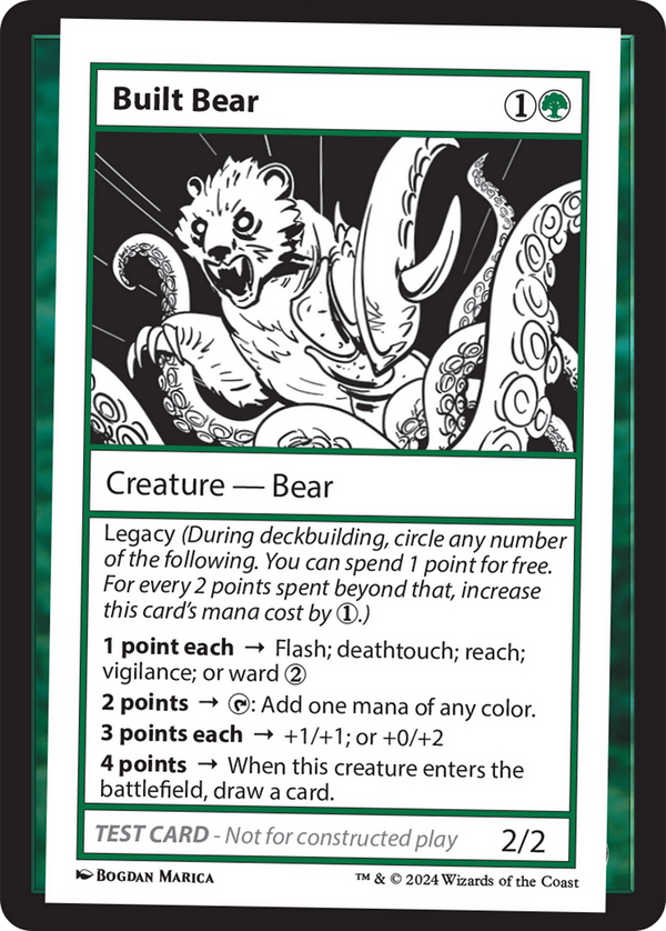 Built Bear - Test Card (MB2)