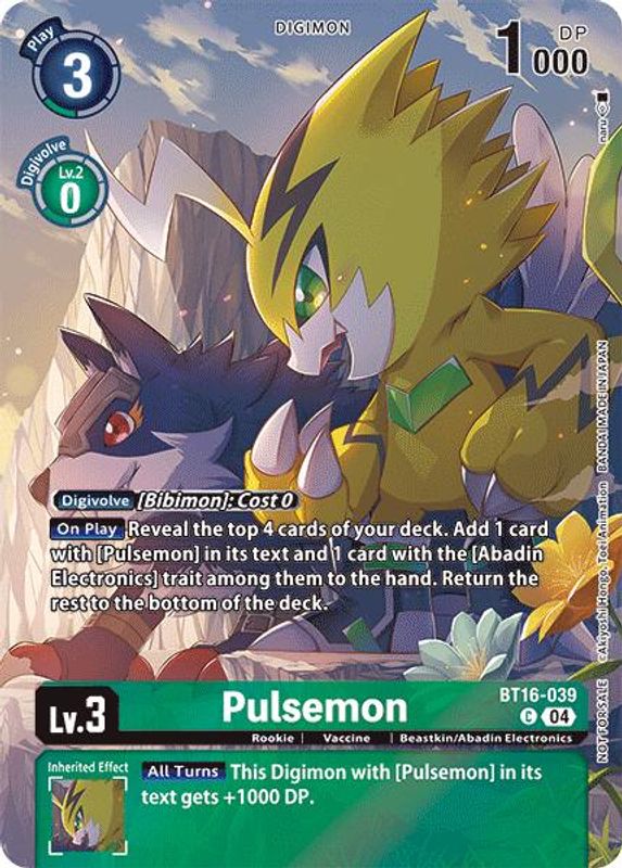Pulsemon (Legend Pack 2024) - BT16-039 - Promo