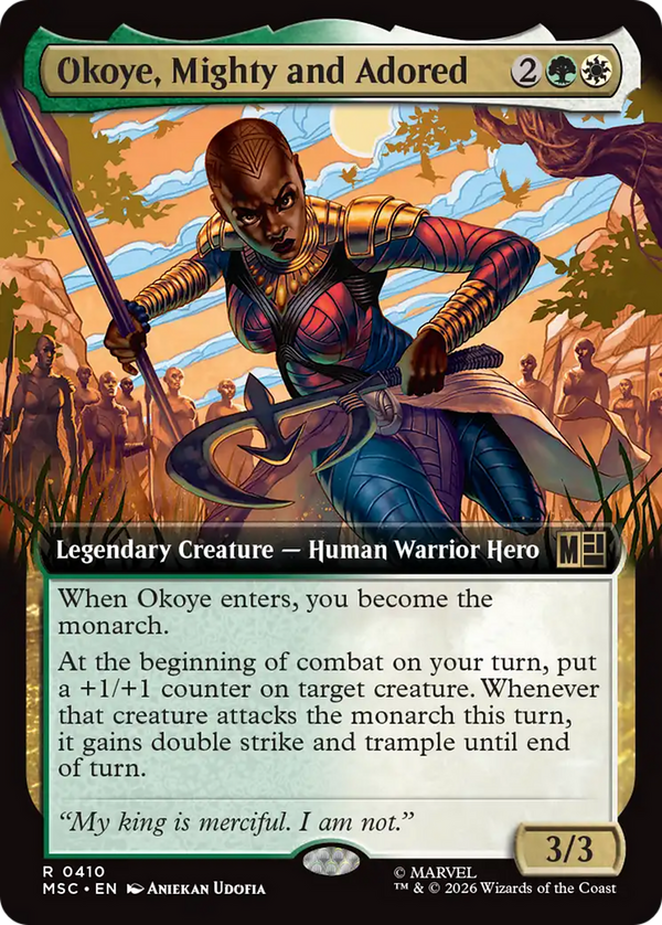 Okoye, Mighty and Adored - Extended Art (MSC) (Pre-Order)