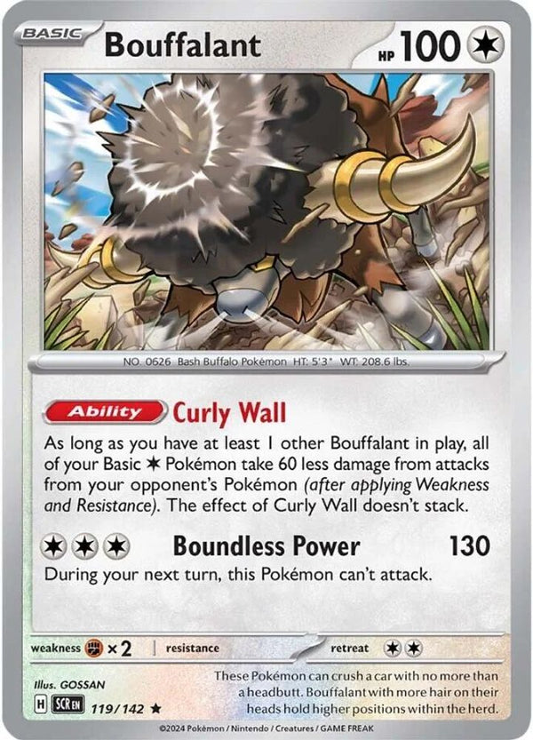 Bouffalant - 119/142 - Rare - Theme Deck Exclusive