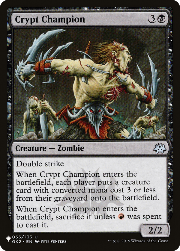 Crypt Champion - GK2 Reprint (PLST)