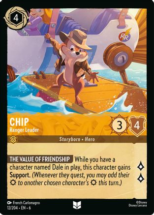 Chip (Ranger Leader) - 12/204 - Uncommon