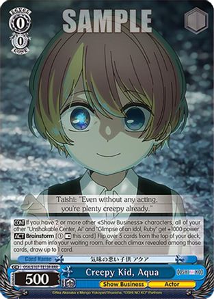 Creepy Kid, Aqua (RRR) - OSK/S107-TE13RRRR - Triple Rare