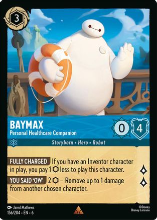 Baymax (Personal Healthcare Companion) - 156/204 - Rare