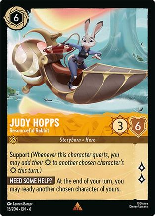Judy Hopps (Resourceful Rabbit) - 15/204 - Rare