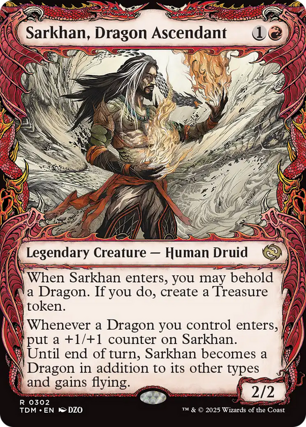 Sarkhan, Dragon Ascendant - Draconic Showcase (TDM)