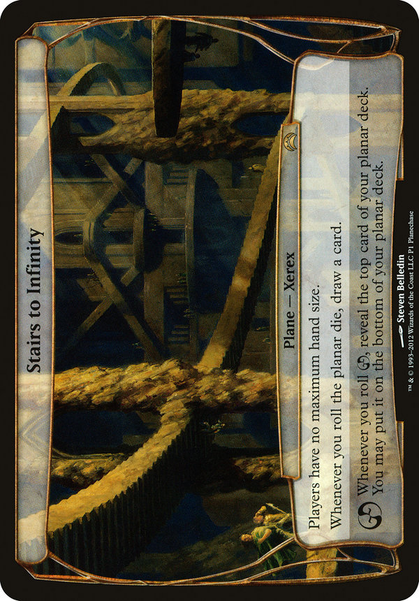 Stairs to Infinity - Oversized Planechase Card (PHOP)