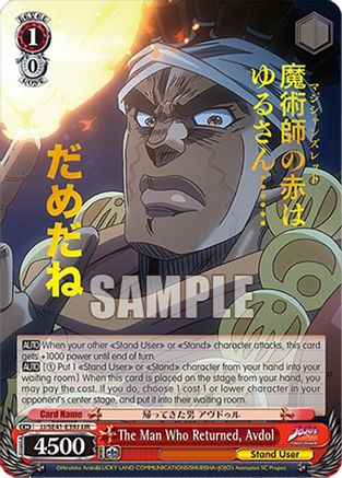 The Man Who Returned, Avdol (JJR) - JJ/SE41-E39JJJR - JoJo Rare