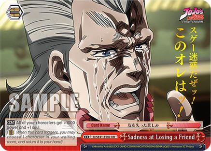 Sadness at Losing a Friend (JJR) - JJ/SE41-E58JJJR - JoJo Rare