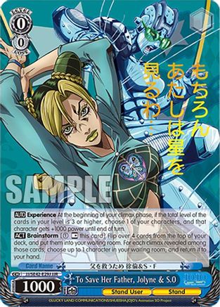 To Save Her Father, Jolyne & S.O (JJR) - JJ/SE42-E29JJJR - JoJo Rare