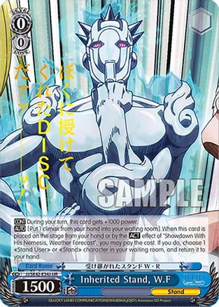 Inherited Stand, W.F (JJR) - JJ/SE42-E34JJJR - JoJo Rare