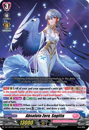 Absolute Zero, Sagitta - DZ-LBT01/001EN - Triple Rare