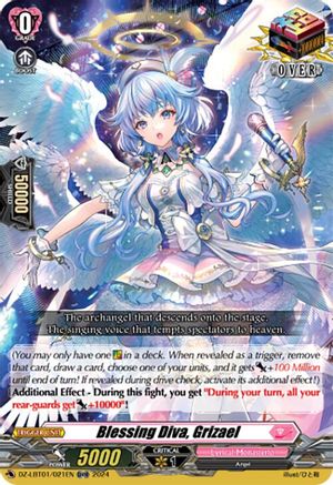 Blessing Diva, Grizael - DZ-LBT01/021EN - Over Double Rare