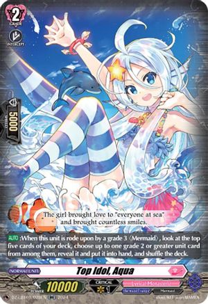 Top Idol, Aqua - DZ-LBT01/028EN - Double Rare