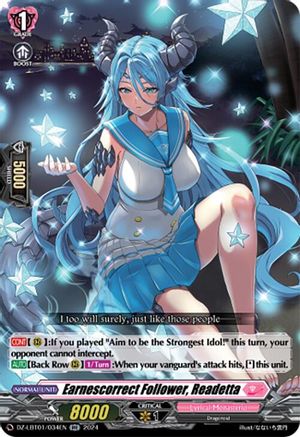 Earnescorrect Follower, Readetta - DZ-LBT01/034EN - Double Rare