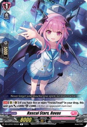 Rascal Stars, Rovas - DZ-LBT01/063EN - Rare