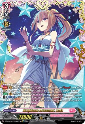 Brightest Dreamer, Lilfa (FFR) - DZ-LBT01/FFR07EN - Double Frame Rare