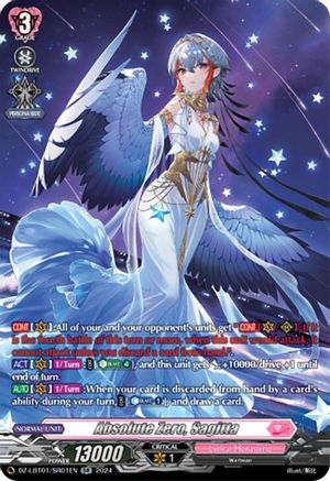 Absolute Zero, Sagitta (SR) - DZ-LBT01/SR01EN - Silver Rare