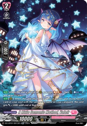 A Little Demonic Method, Valefr (SR) - DZ-LBT01/SR13EN - Silver Rare