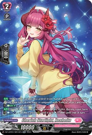 Cherish Starlight, Reshelto (SR) - DZ-LBT01/SR14EN - Silver Rare