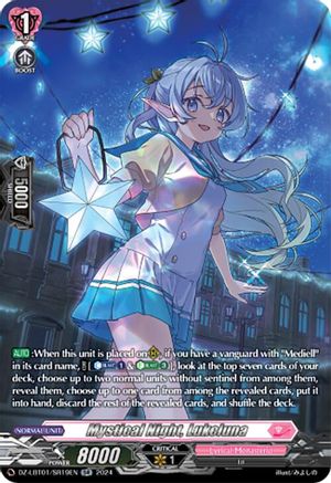 Mystical Night, Lukcluna (SR) - DZ-LBT01/SR19EN - Silver Rare
