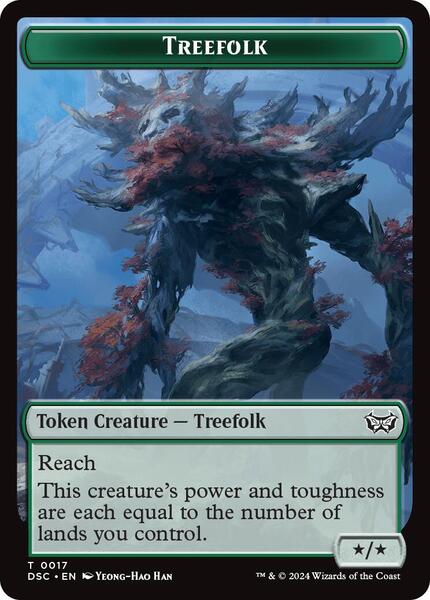 Treefolk // Spider Token (TDSC)