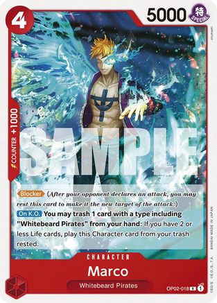 Marco (ST15) (Non Foil) - OP02-018 - Rare