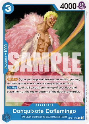 Donquixote Doflamingo (ST17) (Non Foil) - OP01-073 - Rare